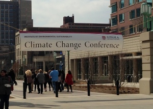 It was exciting to attend the Climate Change Conference at Loyola University